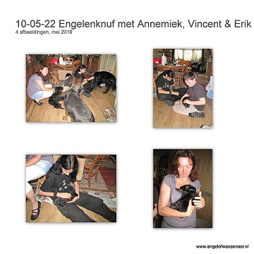 Bezoek van Annemiek, Vincent en Erik